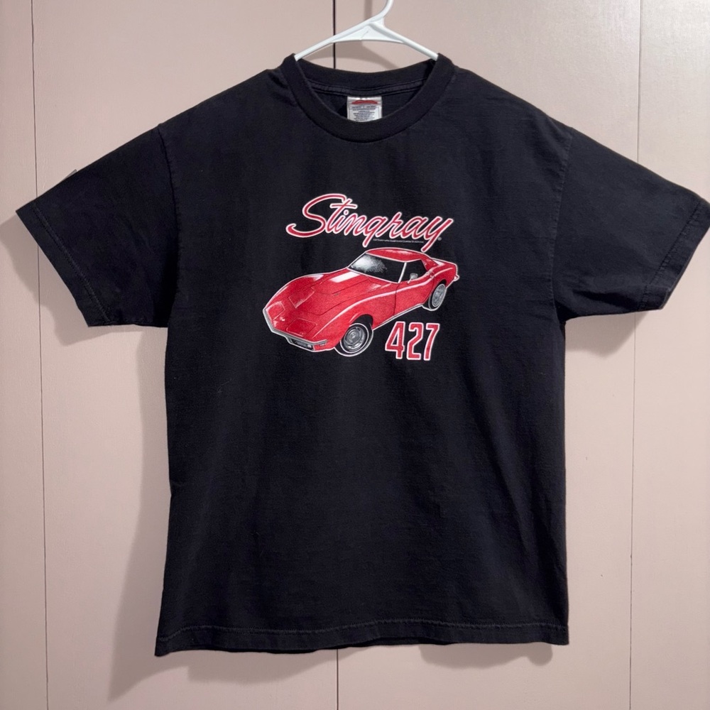 Red Stingray 427 Graphic Tee Corvette Size Large